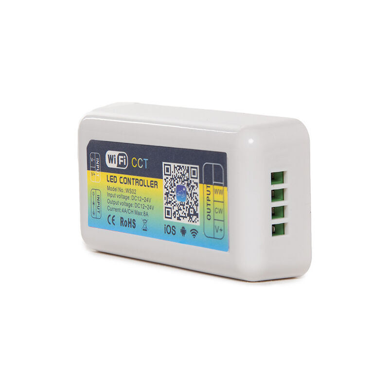 

Controlador Wifi Tira LED Cct Variable Compatible Alexa (CA-WS02)