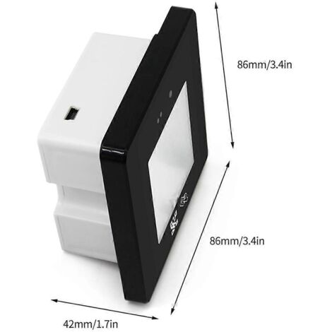 Contrôle d'accès par code QR dynamique, lecteur de contrôle d'accès, identification par carte RFID