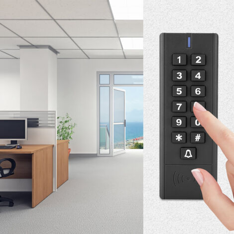 Contrôle d'accès RFID clavier étanche IP67, lecteur Wiegand 26 avec code sécurisé