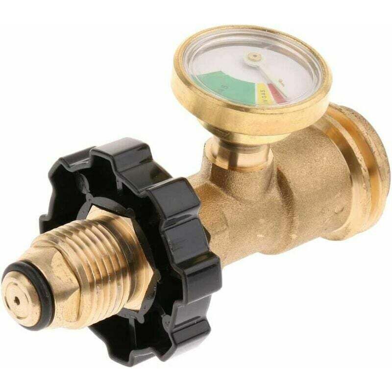 Jauge de réservoir de propane, jauge de propane pour réservoir de propane Jauge d'air à code couleur pour réservoir de propane - Manomètre de