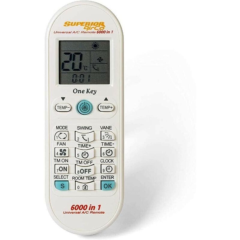 Télécommande universelle pour climatisation Superior airco 6000 in 1 - SUPCU003