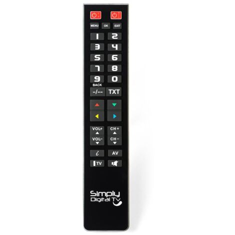 SUPERIOR Telecommande tv senior univ. 2 en 1 grosses touches Mbg SIMPLYDIGITALTV925.038
