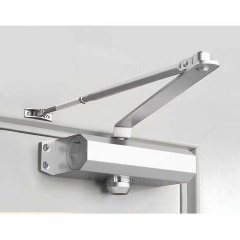 Controles de cierrapuertas automáticos con posicionamiento de peso hasta 45-85 kg (1 pieza), cierrapuertas automático hidráulico cortafuegos, unidad de puerta corredera, tope de puerta, puerta silenci