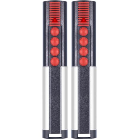Controles remotos inalámbricos para puertas de garaje Hansender (paquete de 2) de 434,42 MHz, compatibles con los controles remotos de 4 canales 4014 TX03-434-2, 4022 TX03-434-2 y 4013 TX02-434-4-XP.