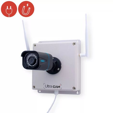 Contrôleur 4G (aimanté) + Caméra 4K / Détection intelligente / Vision nocturne 30m / IP66 + Carte SD (UltraCAM)