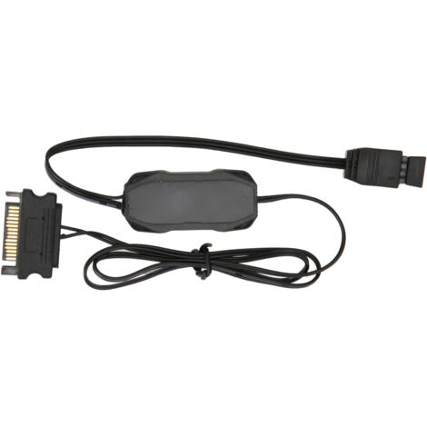 Contrôleur ARGB 5 V 3 broches, plusieurs modes d'éclairage, contrôle manuel, contrôleur de ventilateur RGB, alimentation SATA, contrôleur de barre lumineuse