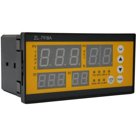 Contrôleur automatique d'incubateur - Régulation précise de la température et de l'humidité 100-240 V