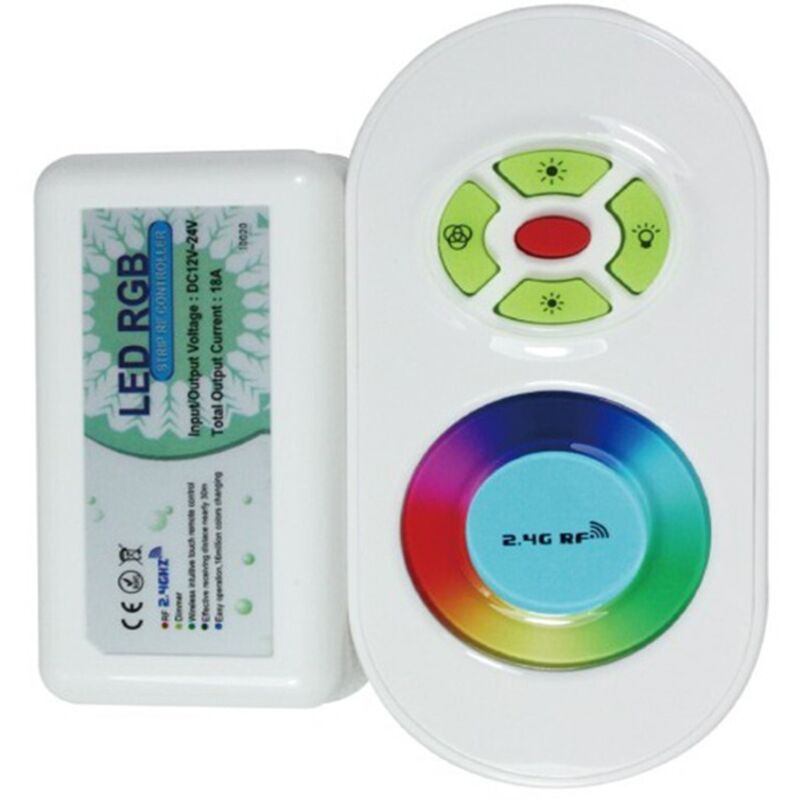 Contrôleur/télécommande radio fréquence pour ruban led couleur rgb 12V