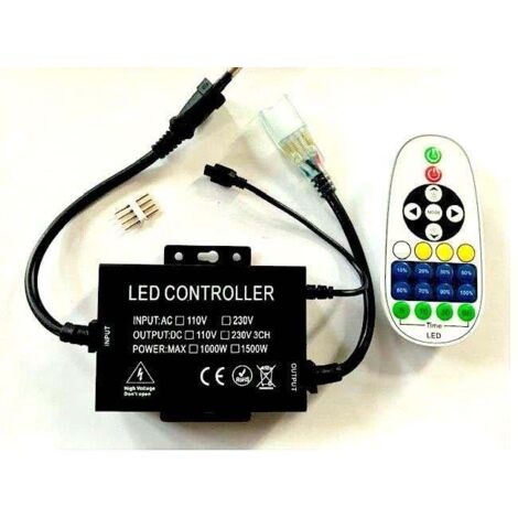 Contrôleur bande Led 220V pour CCT graduation de Blanc