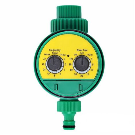 Contrôleur d'arrosage automatique intelligent à bouton rotatif pour jardin