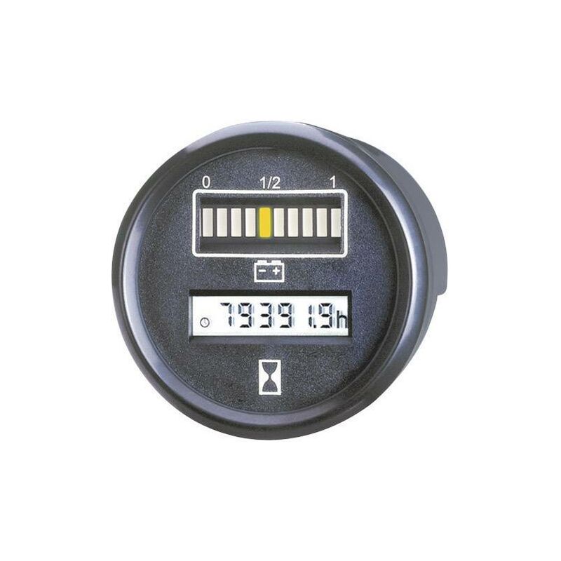 830/008-028-0-1-003-1010 24VDC 1,73V/Z Appareil de mesure numérique à encastrer 0 à 99999,9 h Q55311 - Bauser