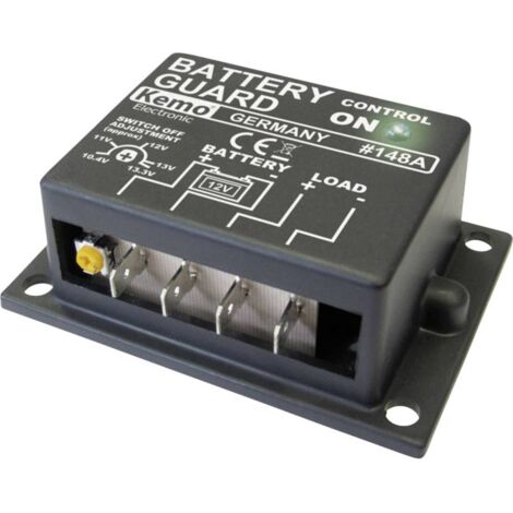 Contrôleur de batterie (kit monté) Kemo M148A 12 V/DC 1 pc(s)