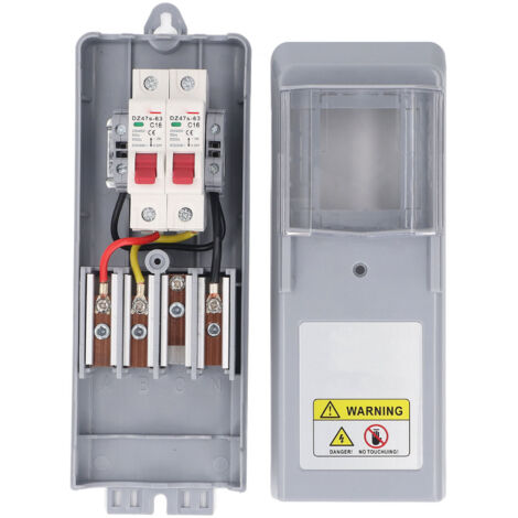 Contrôleur de boîte de Distribution de lampadaire 230V 400V 16A, interrupteur extérieur, contrôle étanche