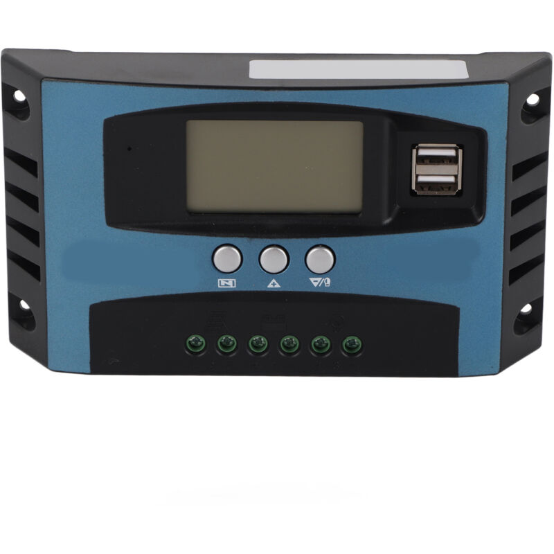 Contrôleur de charge solaire 12 v 24 v Identification intelligente mppt Charge Écran lcd Régulateur de charge du panneau solaire 50 a (décharge 20 a)