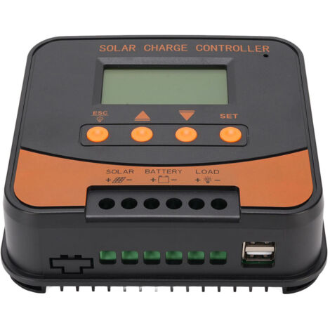 Contrôleur de Charge solaire MPPT 10A 12V 24V, panneau de commutation automatique, Charge pour batterie GEL SLA LFP LI