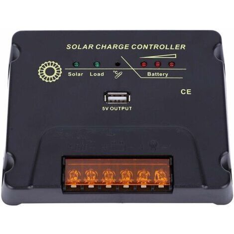 Contrôleur de chargeur solaire MPPT, contrôleur de panneau solaire 12V/24V 20A carte de commande CPY contrôleur de décharge de Charge régulateur de batterie solaire à puce unique