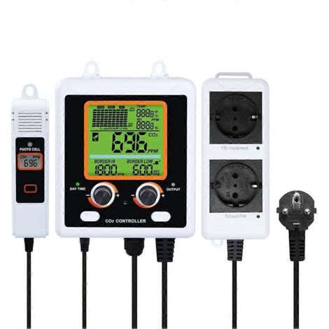 Contrôleur de CO2 AQM-419, réglage à double bouton--
