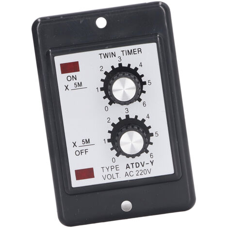 Contrôleur de Cycle 30M à Double Temporisation, Relais 1NO 1NC AC220V 5A pour Automatisation
