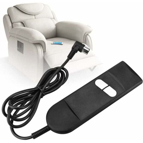 Contrôleur de Fauteuil Inclinable, Télécommande du Fauteuil de Relaxation Manuelle Télécommande à 2 Boutons Commutateur Commande