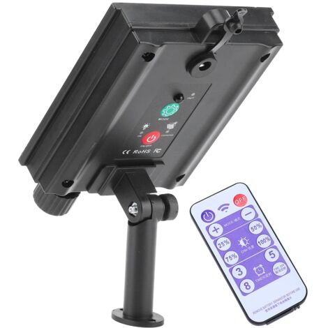 Contrôleur de Guirlande Lumineuse Solaire, Lampe À Batterie Solaire, Boîtier de Télécommande Automatique, Panneau D’Entraînement de Luminance Réglable Étanche, pour Led Extérieures (Sortie 24V)