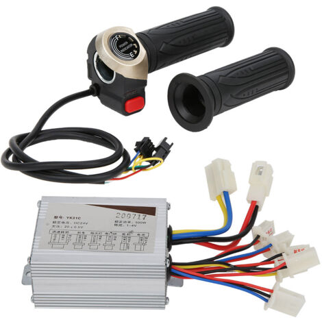 Contrôleur de Moteur Brushless 24V 500W avec Poignée Accélérateur et Affichage LCD - Kit Universel