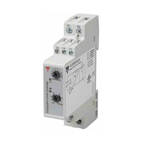 Contrôleur de niveau Carlo Gavazzi CLD2EB1BU24 2 entrées, Rail DIN, 24 V ( Prix pour 1 )