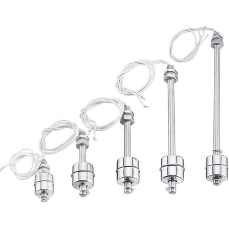 Contrôleur de niveau de capteur de liquide de commutateur de flotteur vertical de réservoir de débit d'eau d'acier inoxydable - 150Mm