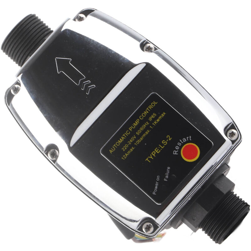 Contrôleur de pompe automatique, filetage G1, Protection IP65, détection de fuite, pompe à eau, interrupteur de pression électronique 110-230V