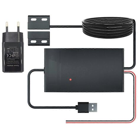 Contrôleur de porte de garage Tuya pour maison connectée, ouverture de porte Wi-Fi automatique, compatible avec l'application de commande vocale Alexa, prise UE.