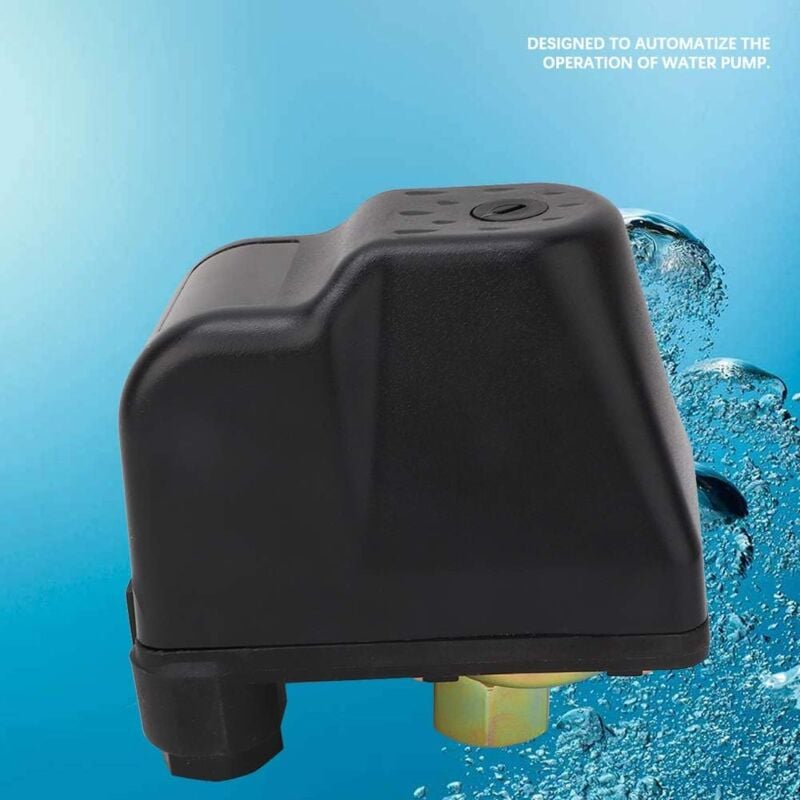 Contrôleur de pression de pompe à eau, interrupteur de commande de pression à filetage femelle 3/8 NPT automatique 3 phases pour jardin