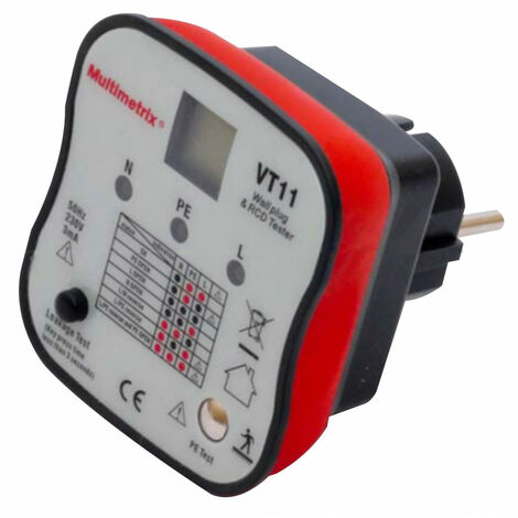CONTROLEUR DE PRISE 2P+T  VT11 MULTIMETRIX MMXP06230304
