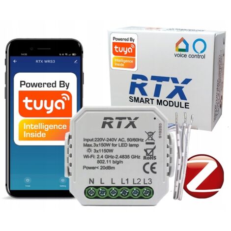 Contrôleur de relais à 3 circuits TUYA ZigBee