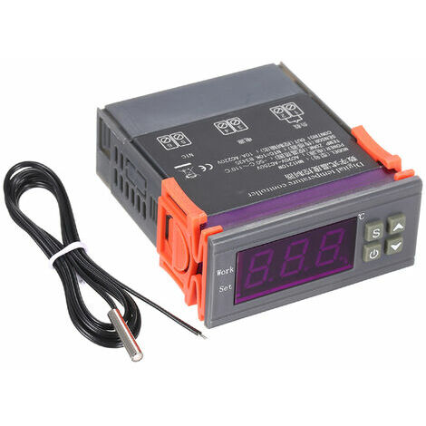 Controleur De Temperature Numerique Intelligent Mh-1210W, Avec Capteur, Ac220V