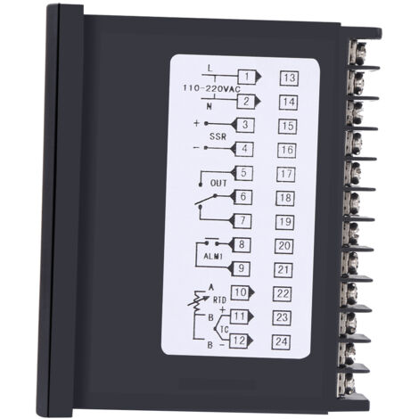 Contrôleur de Température PID Intelligent CH402 Haute Précision, Entrée TC/RTD, Relais Thermostat AC85-264V