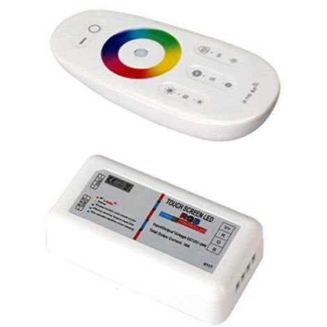 Contrôleur de variateur LED RGB tactile RF sans fil 2,4 GHz