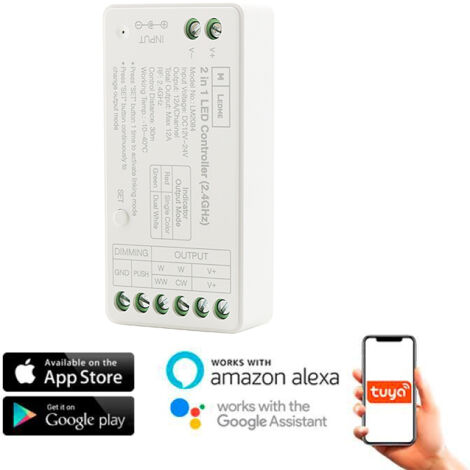 Contrôleur de variateur Smarthome LED Monocolor/CCT - Ledme - LM2082