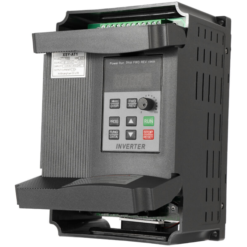Contrôleur de vitesse de fréquence VFD universel 2,2 kW 12 A 220 V AC Variateur de vitesse de moteur monophasé en entrée triphasé en sortie Variateur