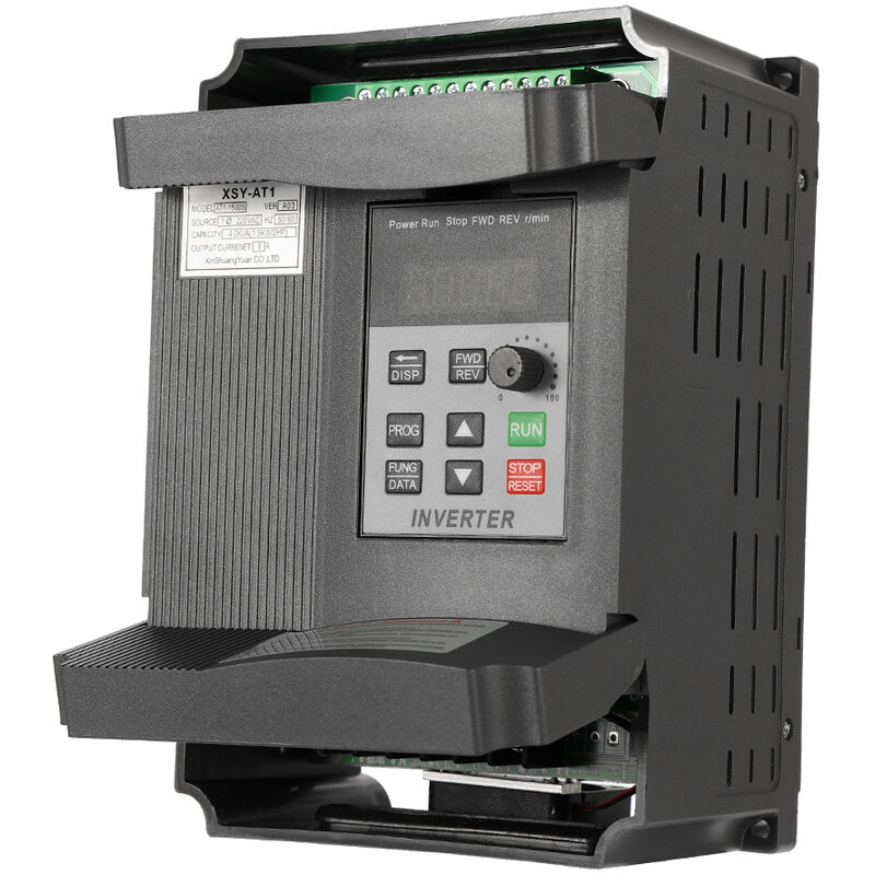 Lepmerk - Contrôleur de vitesse de fréquence vfd universel, 2,2 kw, 12a, 220 v ac, moteur d'entraînement monophasé en sortie triphasée, onduleur