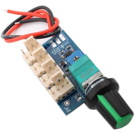 Contrôleur de vitesse de ventilateur PWM DC 0-12V 4pin 4 canaux pour Châssis D'Ordinateur PC(Avec pré-câblées）