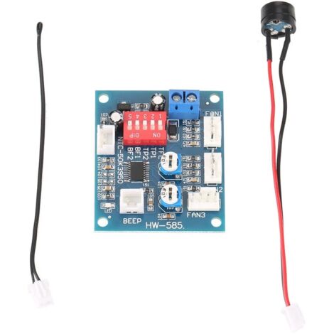 Contrôleur de vitesse du ventilateur, gouverneur PC, contrôleur avec un réglage de température précis du buzzer pour l'ordinateur