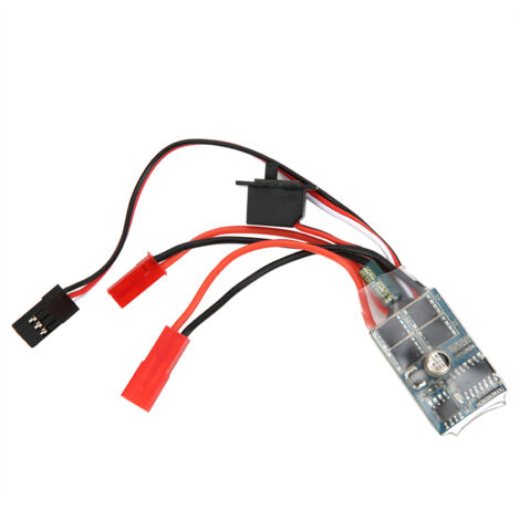 Contrôleur de Vitesse ESC Bidirectionnel 30A 4-8V pour Voiture RC 1/16 1/18 1/24 et Bateau, sans Frein