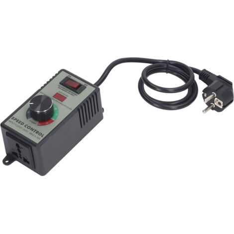 Contrôleur de Vitesse Moteur AC 4000W, Prise UE 10A pour Ventilateur, 220-240V