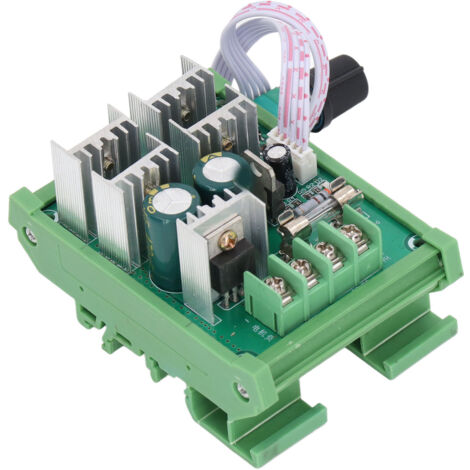 Contrôleur de Vitesse Moteur DC 30A 10V‑55V 25KHZ avec Potentiomètre Réglable pour Moteur Électrique