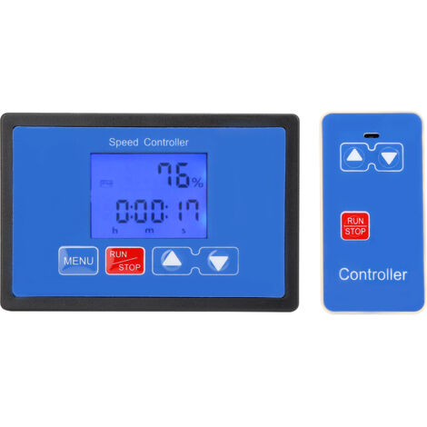 Contrôleur de Vitesse Moteur DC 6.5V-55V 30A avec Affichage LCD et Minuterie Programmée pour Cycles Automatiques