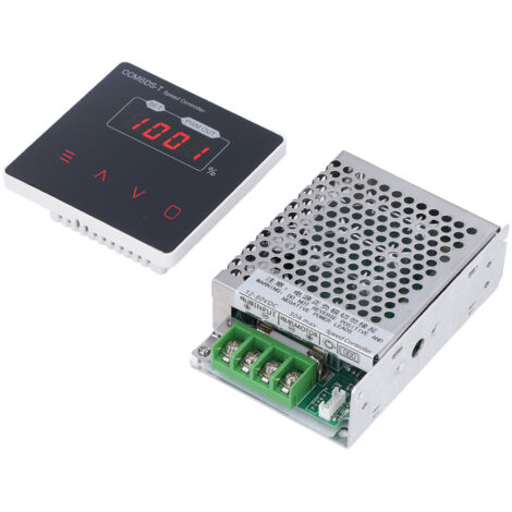 Contrôleur de Vitesse Numérique pour Moteur 12V-80V 30A avec Écran LCD et Interrupteur en Aluminium