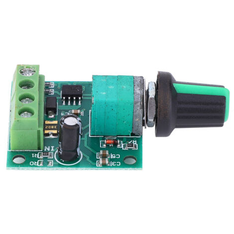 Contrôleur de Vitesse PWM pour Moteur DC 1.8-15V 30W - Régulateur de Moteur 1803BK