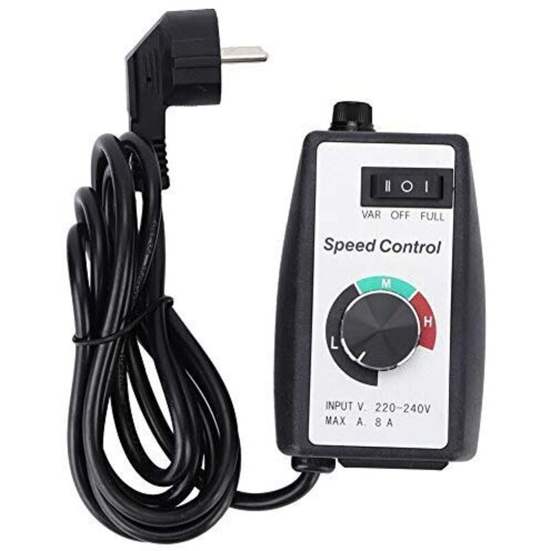 Contrôleur de Vitesse, Régulateur de commutateur de contrôleur de Vitesse électronique continu Universel pour Ventilateur de Conduit de Ventilateur