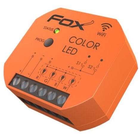 Contrôleur d'éclairage couleur (RGBW) LED 12/24V Wi-Fi Color LED FOX