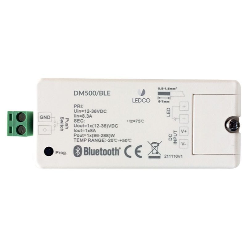 Ledco - Contrôleur dimmer pour bande led Bluetooth Mesh DM500/BLE