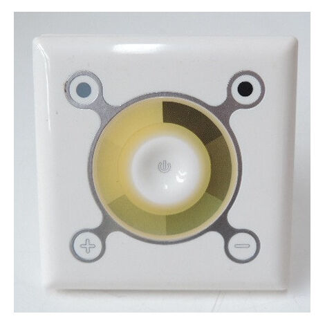 Contrôleur d'interface carré tactile monochrome pour ruban LED 12V / 24V DC 8A 1 channel